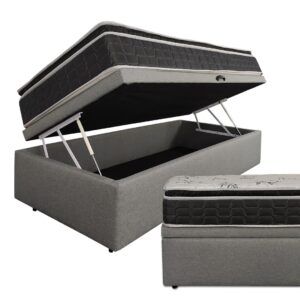 Sommier con Baúl Lino 1 plaza – Espuma – D60 EPS