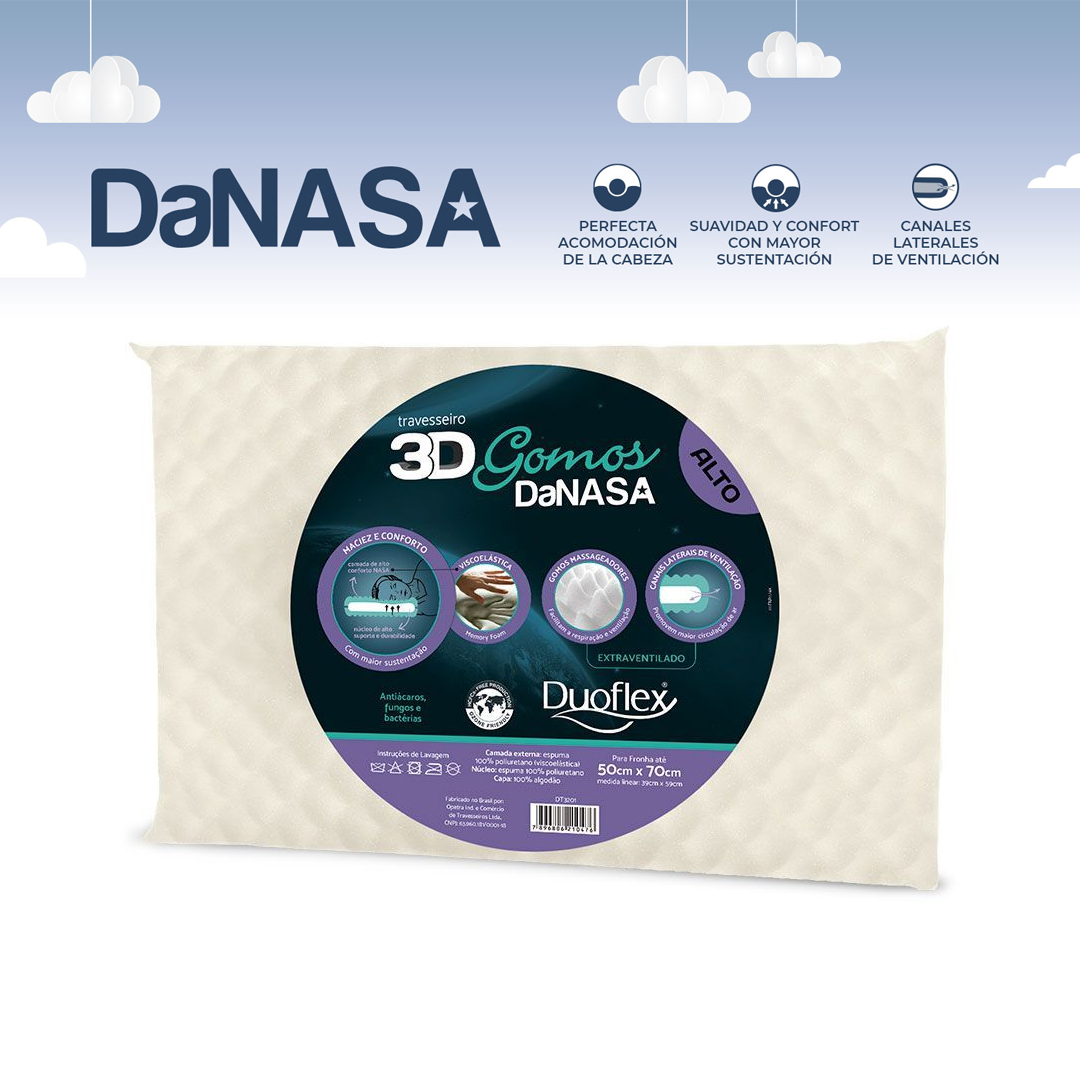 Almohada 3D Gomos DaNasa