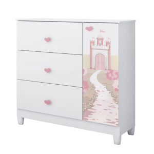 Cómoda Infantil 3 cajones - Princesa