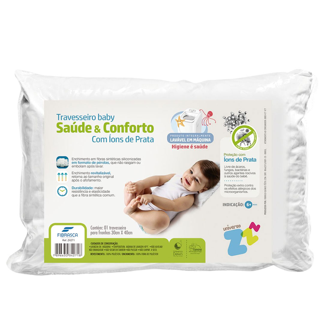 Almohada Infantil con Iones de Plata - Salud y Confort