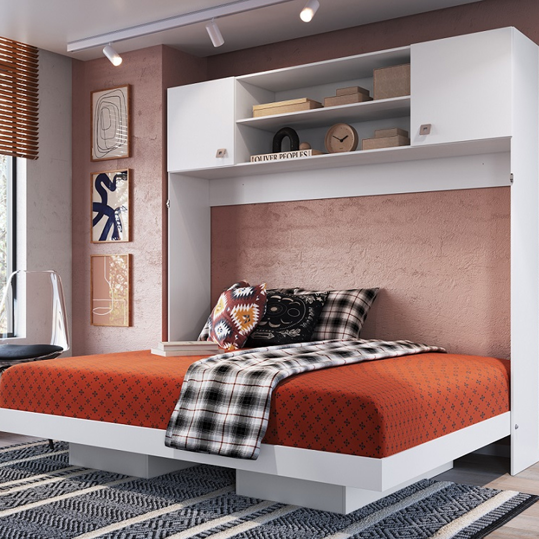 Cama Rebatible con Armario 2 plazas  - Dallas