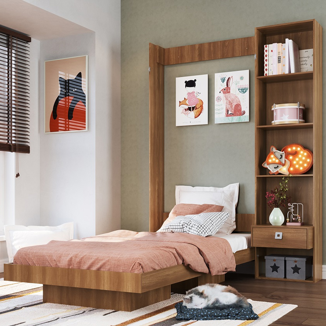 Cama Rebatible con Armario 1 plaza - Vancouver