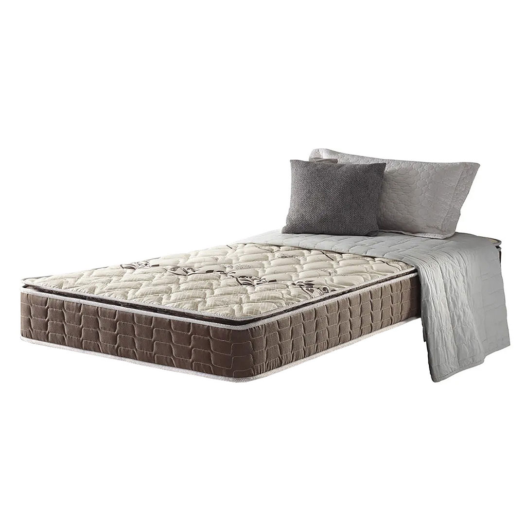 Colchón Plaza y Media Confort Pillow Top - Espuma D28