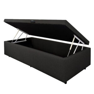 Cama Baúl Dream 1 Plaza y Media - Tapizado Pu