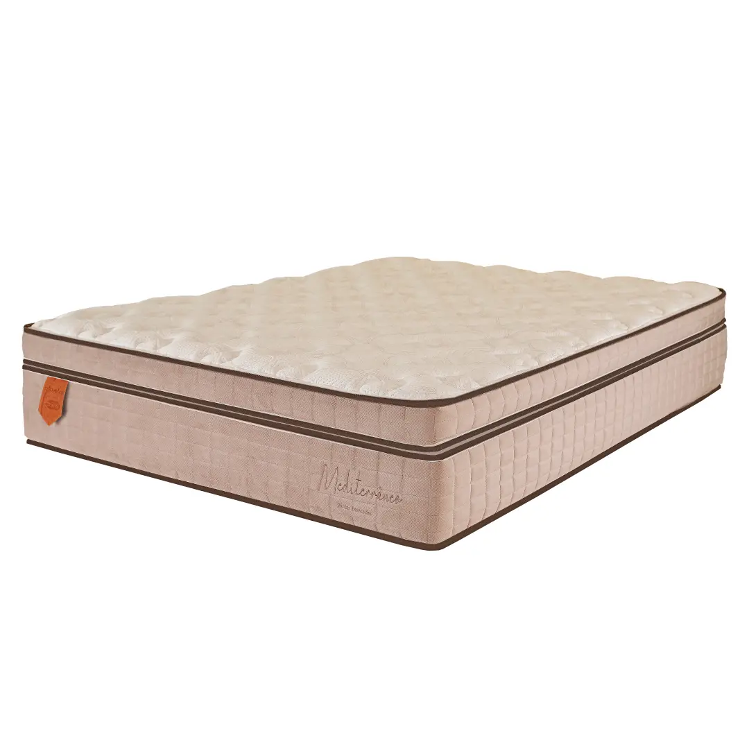 Colchón Queen Size Mediterraneo – Resortes Pocket + PillowTop D45