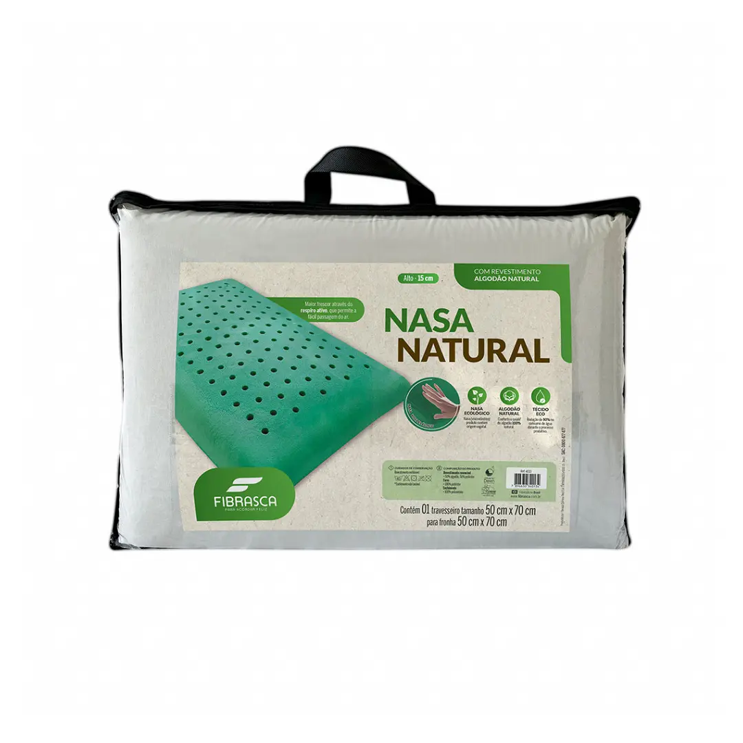 Almohada NASA Natural Alto