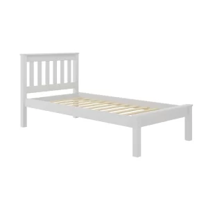 Cama de Madera con Respaldo - 1 plaza