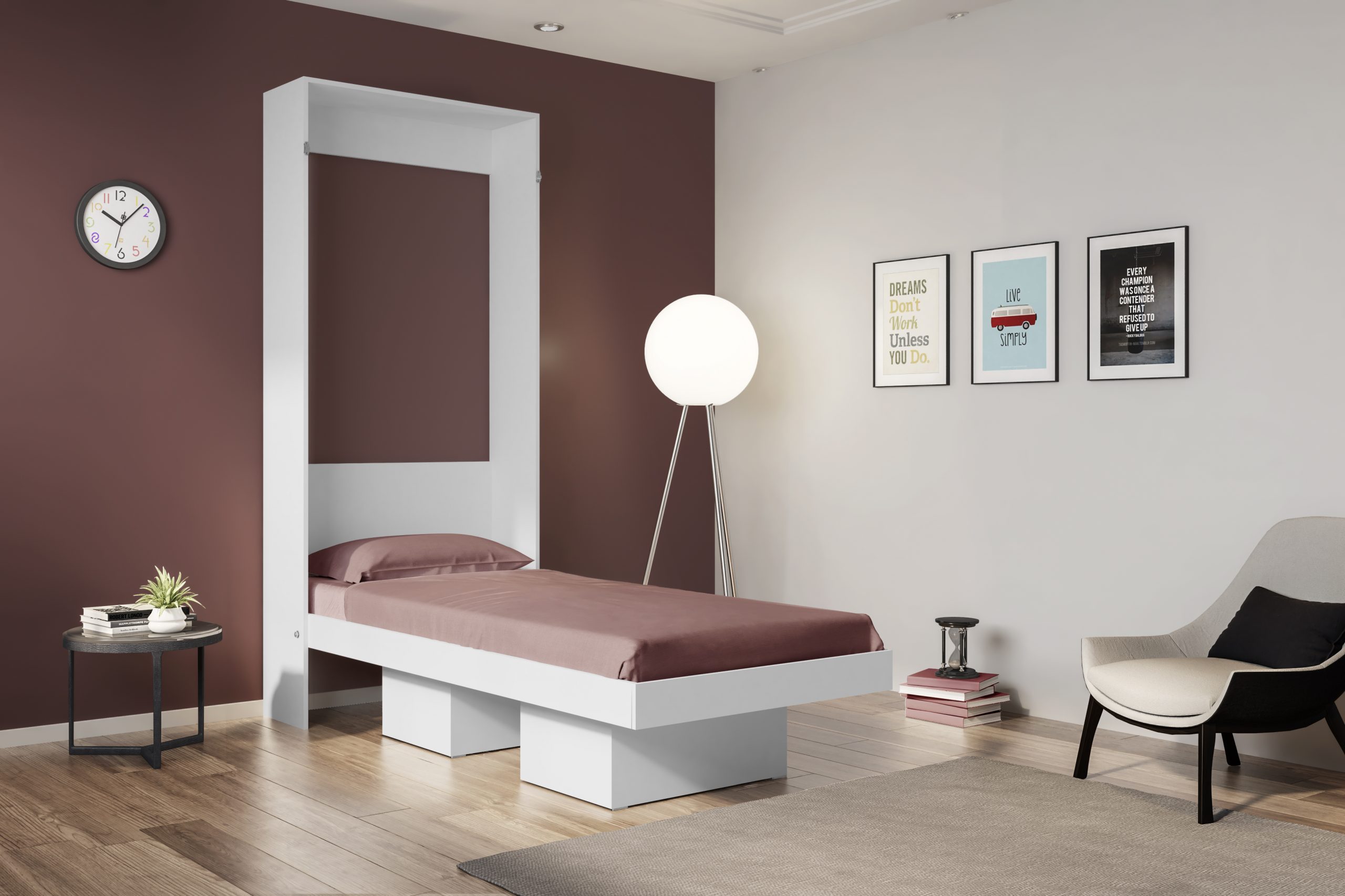 Cama Rebatible 1 plaza - Manhattan - 90